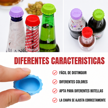 CHAPAS DE SILICONA REUTILIZABLES - EL COSO™