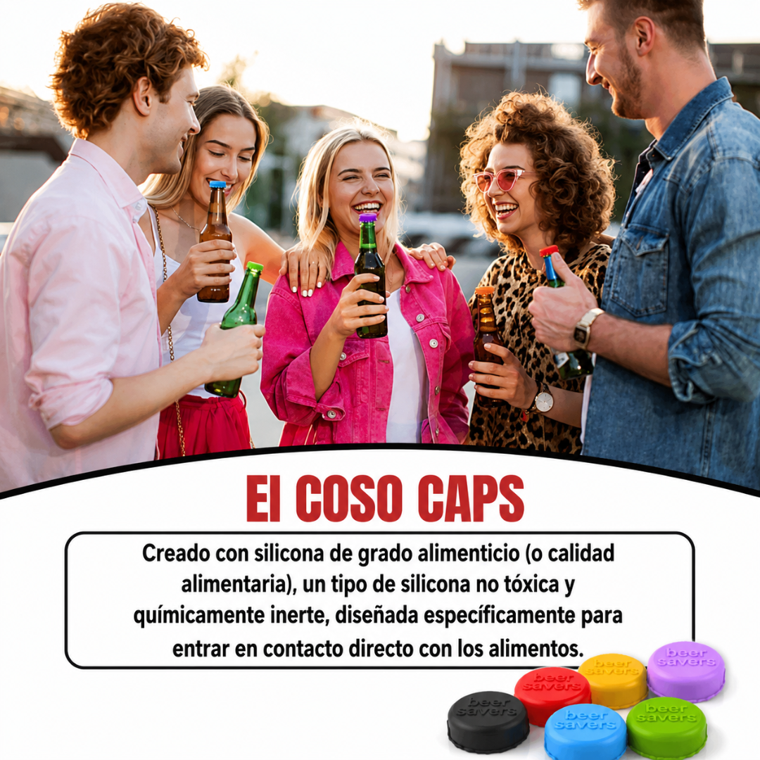 CHAPAS DE SILICONA REUTILIZABLES - EL COSO™