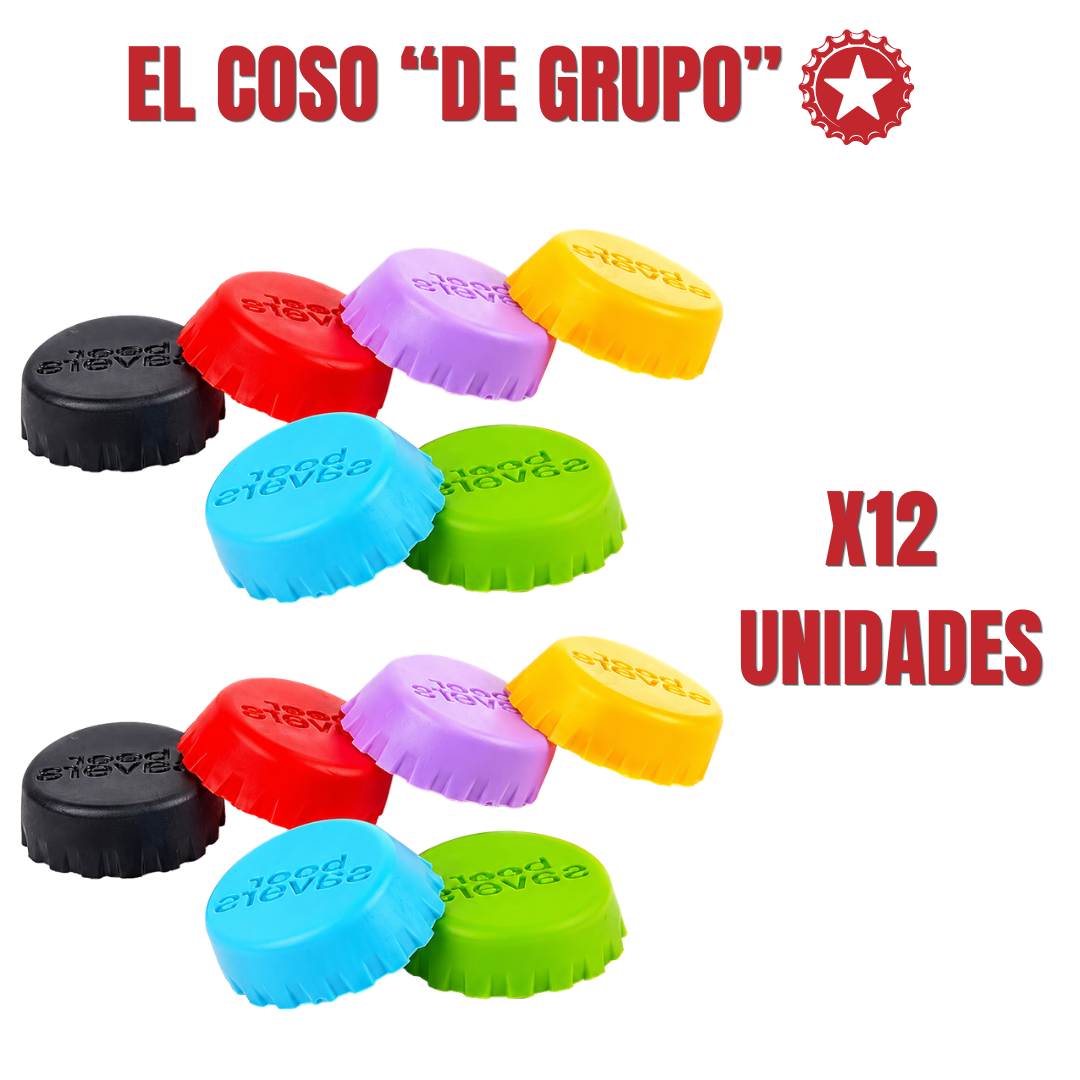 CHAPAS DE SILICONA REUTILIZABLES - EL COSO™