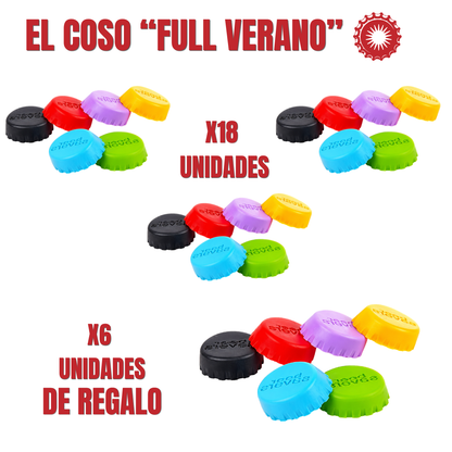 CHAPAS DE SILICONA REUTILIZABLES - EL COSO™